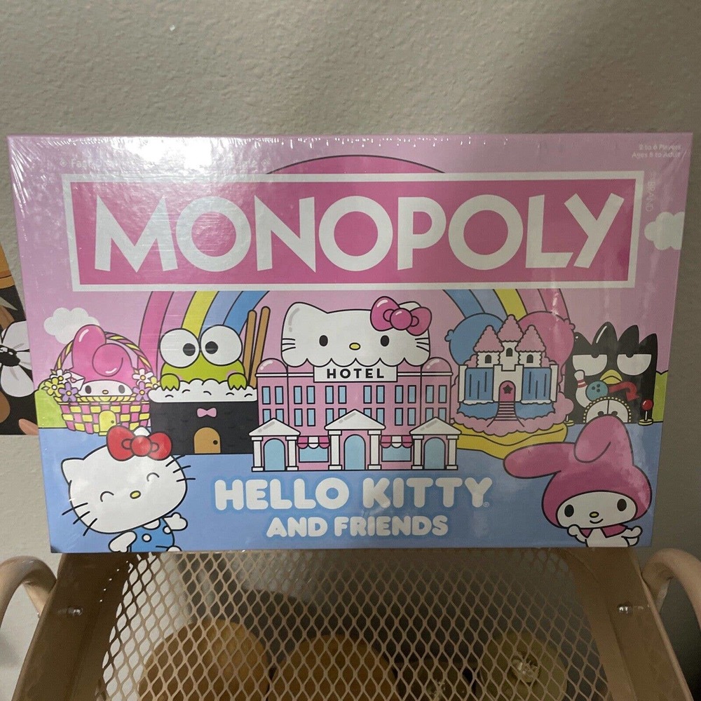 NIB Hello Kitty and Friends Monopoly Edition Sanrio Board Game Entertainment